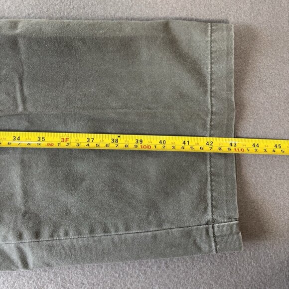 VINTAGE Bugle Boy Pants Men’s 36 Green Baggy Cargo Skater Grunge Y2K Relaxed 90s - Picture 7 of 16